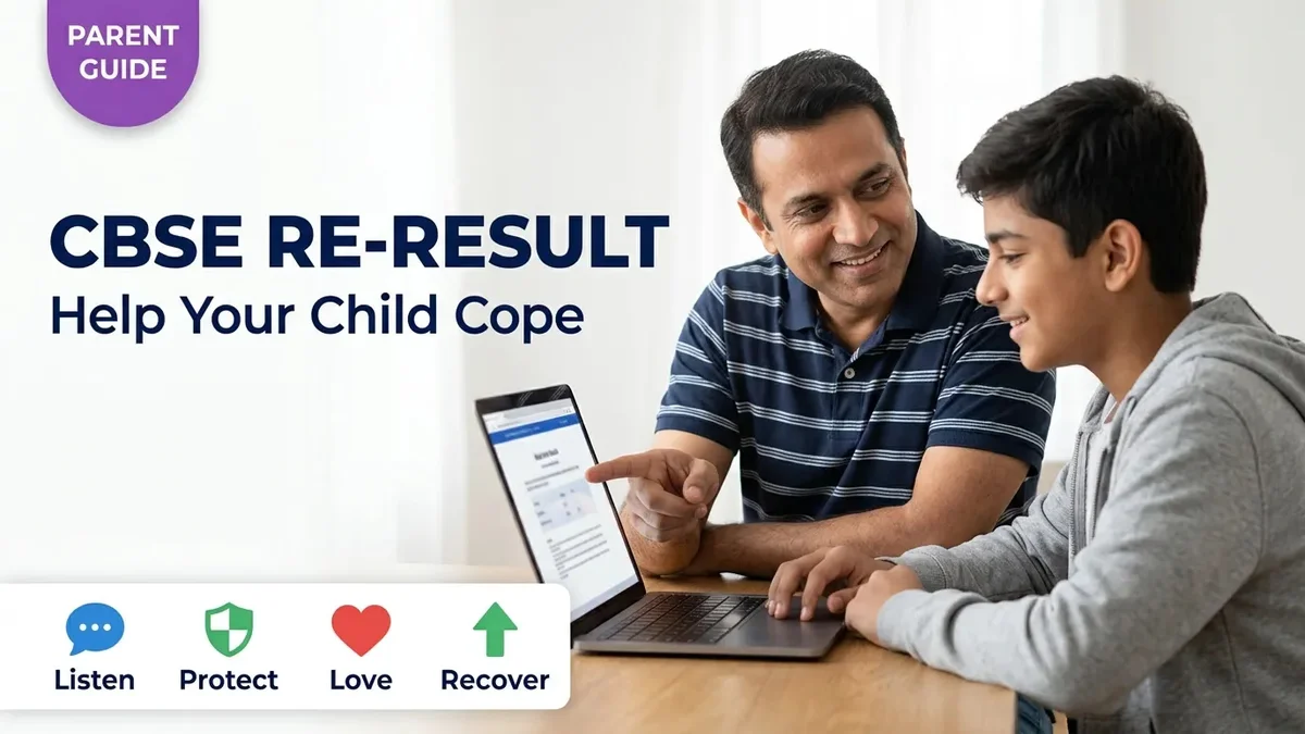 CBSE Re-Result Anxiety: How to Help Your Child Cope With Disappointment