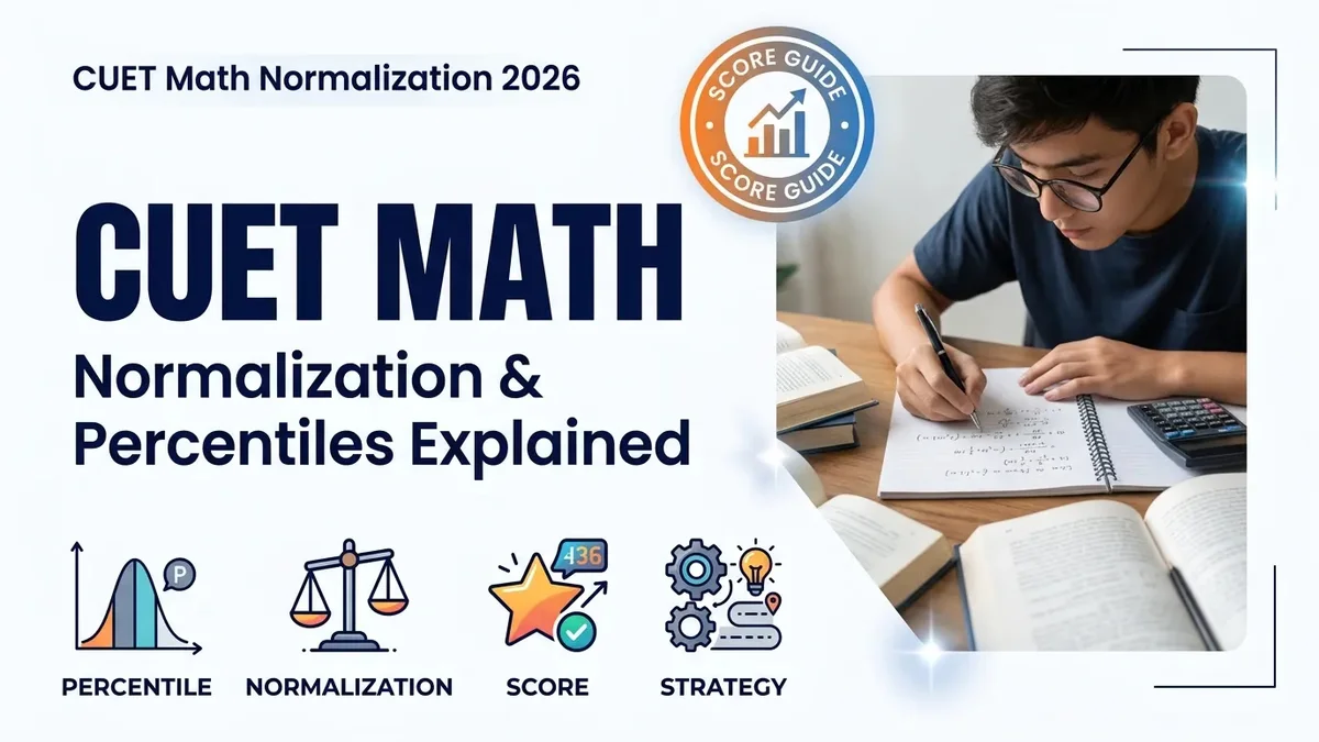CUET Math Normalization 2026 Explained: Deep Dive into Percentile System