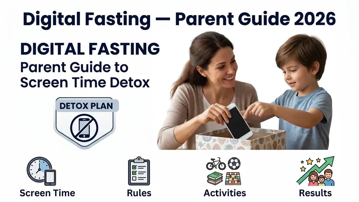 Screen Time vs Study Time: The 2026 Parent's Guide to Digital Fasting