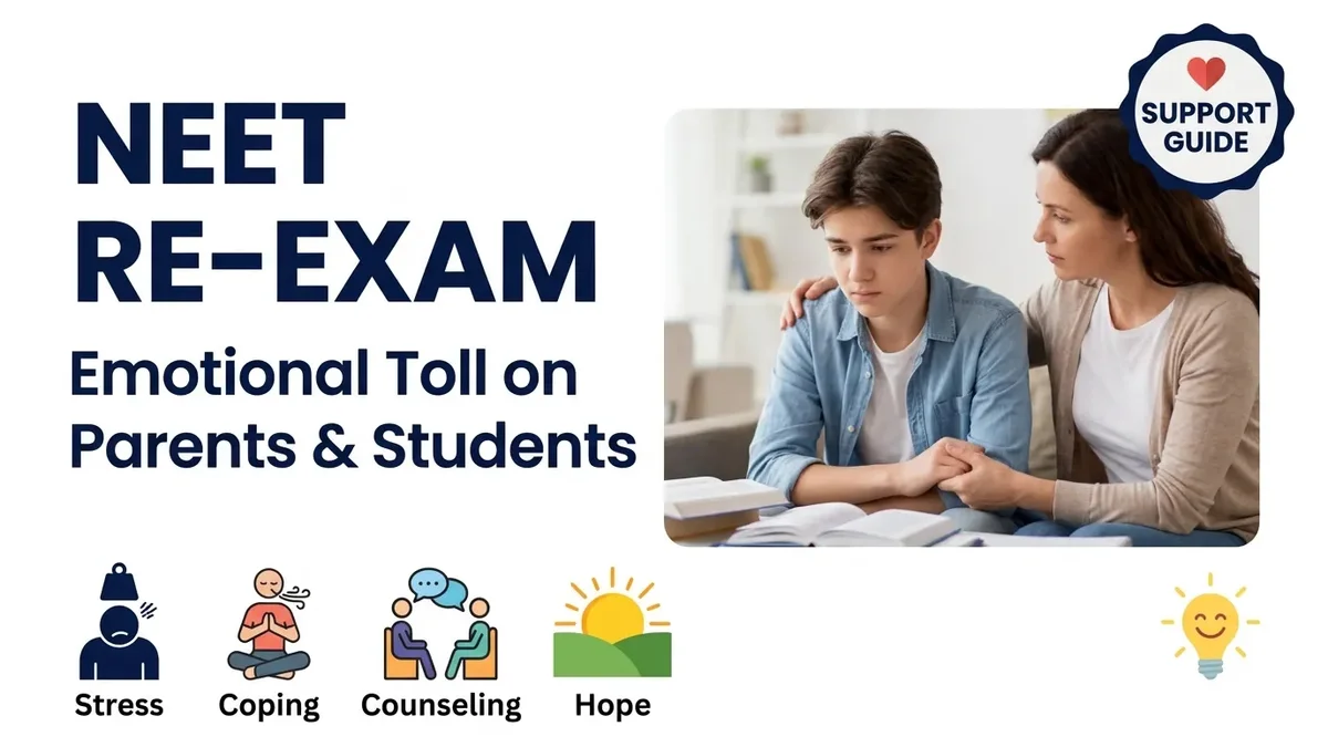 The Emotional Toll of NEET 2026 Re-Exam: A Parent's Survival Guide