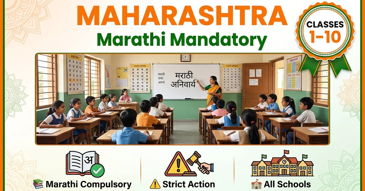 Maharashtra Marathi mandatory classes 1-10 new rule 2026