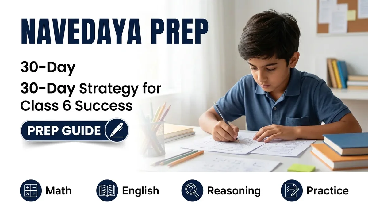 JNVST 2027 Preparation: The 6-Month Plan That Guarantes Selection