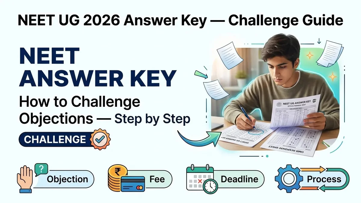 NEET UG 2026 Answer Key Released: How to Challenge & What to Check
