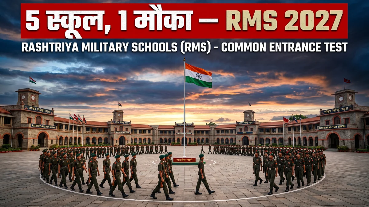 RMS मिलिट्री स्कूल एडमिशन 2027 — पूरी जानकारी और तैयारी गाइड