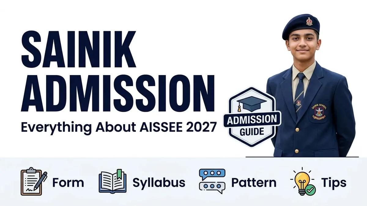 Sainik School Admission 2027-28 (AISSEE): Complete Registration & Prep Guide