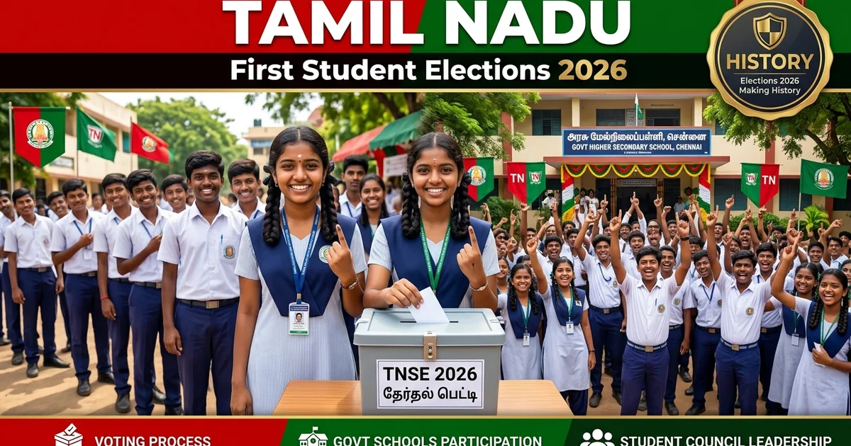 Tamil Nadu Government Schools Hold First-Ever Student Elections