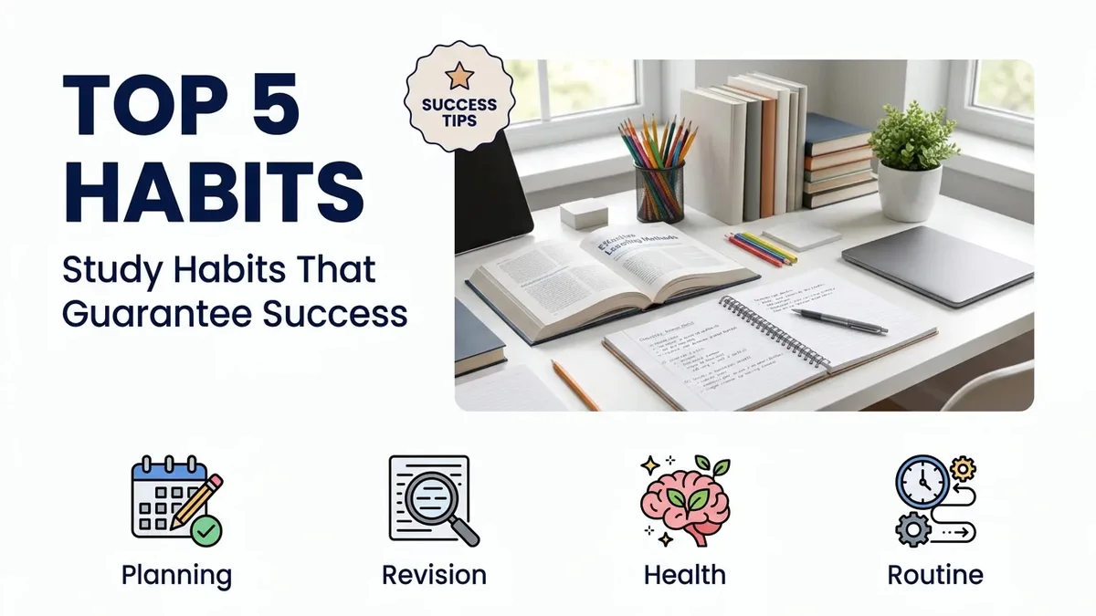 5 High-Score Study Habits That Work for Sainik, JNVST & AMU Entrance Exams